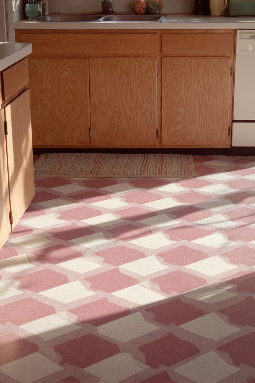 Geometric Vinyl Flooring