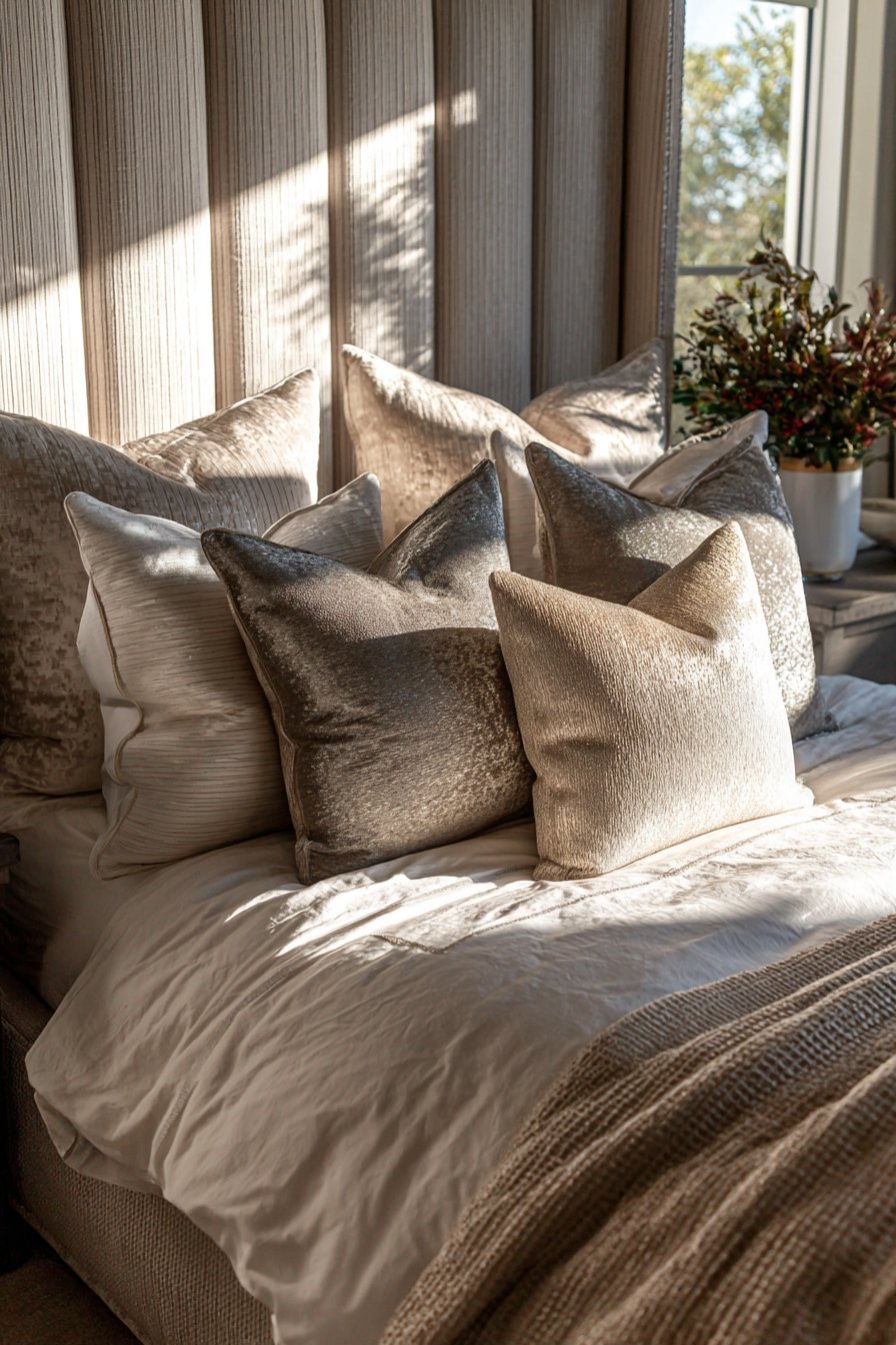 Luxurious Bedding Layers with Egyptian Cotton