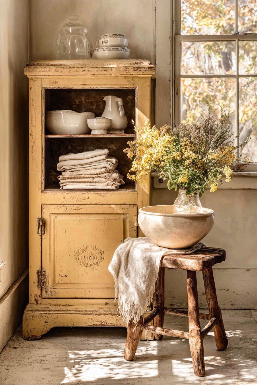 Vintage Pie Safe Character Piece