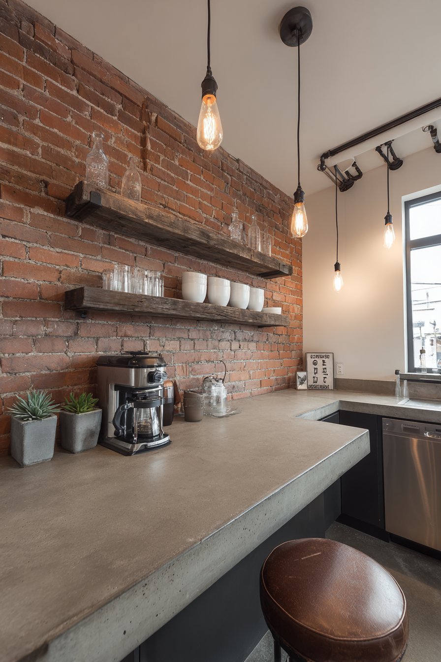 Industrial Modern Exposed Brick