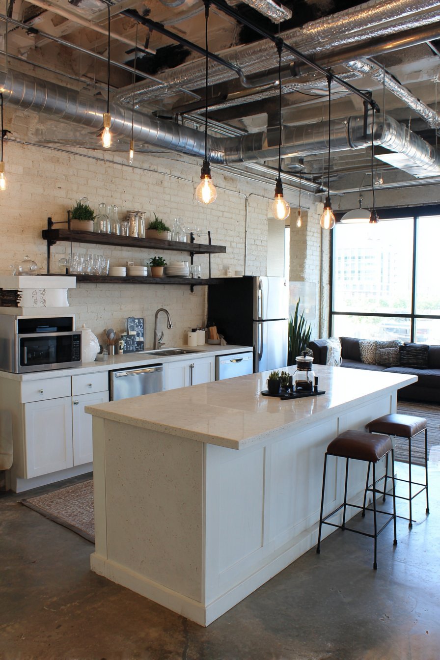 Industrial Modern Exposed Brick