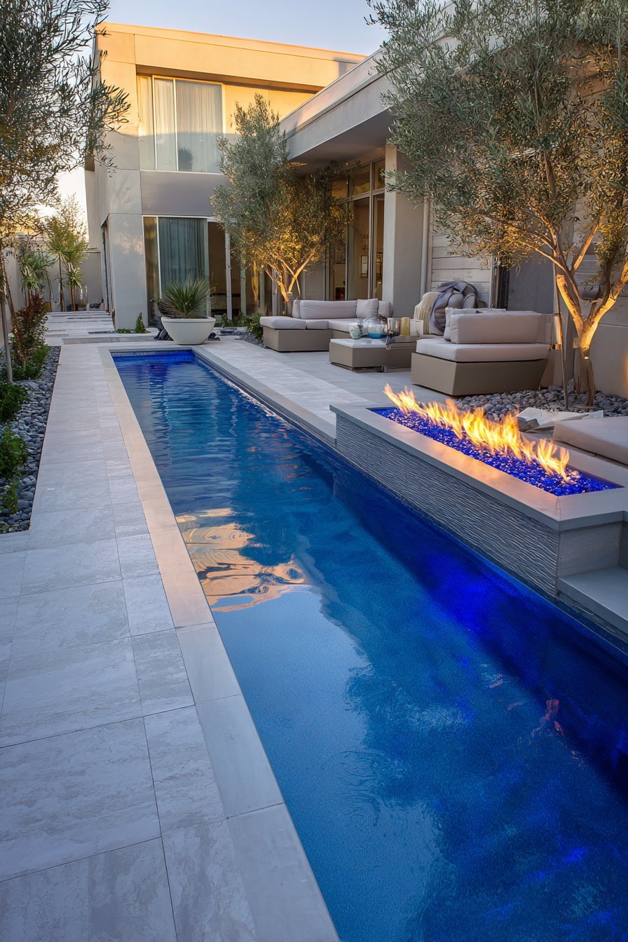 Vanishing Edge Contemporary Pool