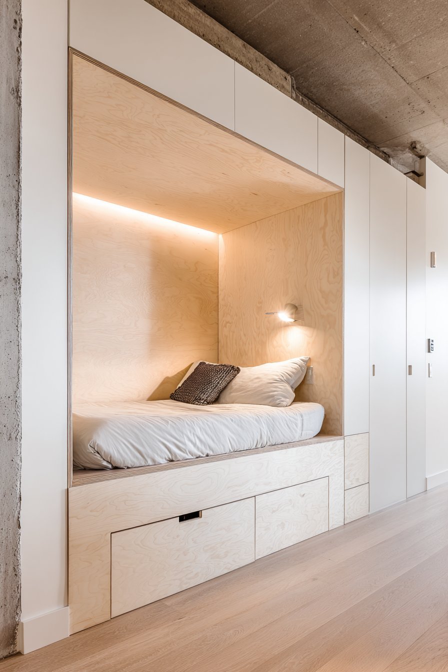 Built-In Sleeping Platform