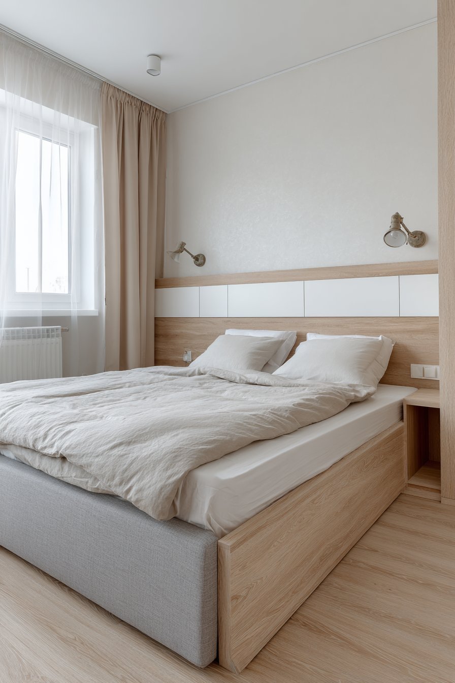 Floor-to-Ceiling Storage Headboard