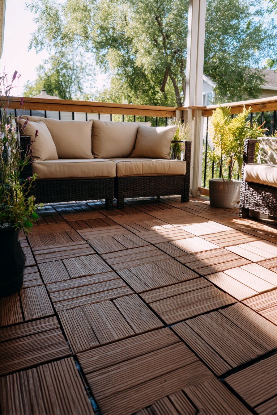 Composite Decking Tile Upgrade