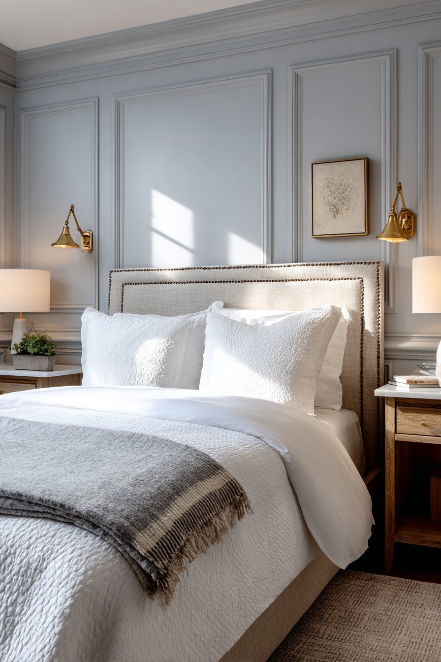 Architectural Headboard Wall Treatment