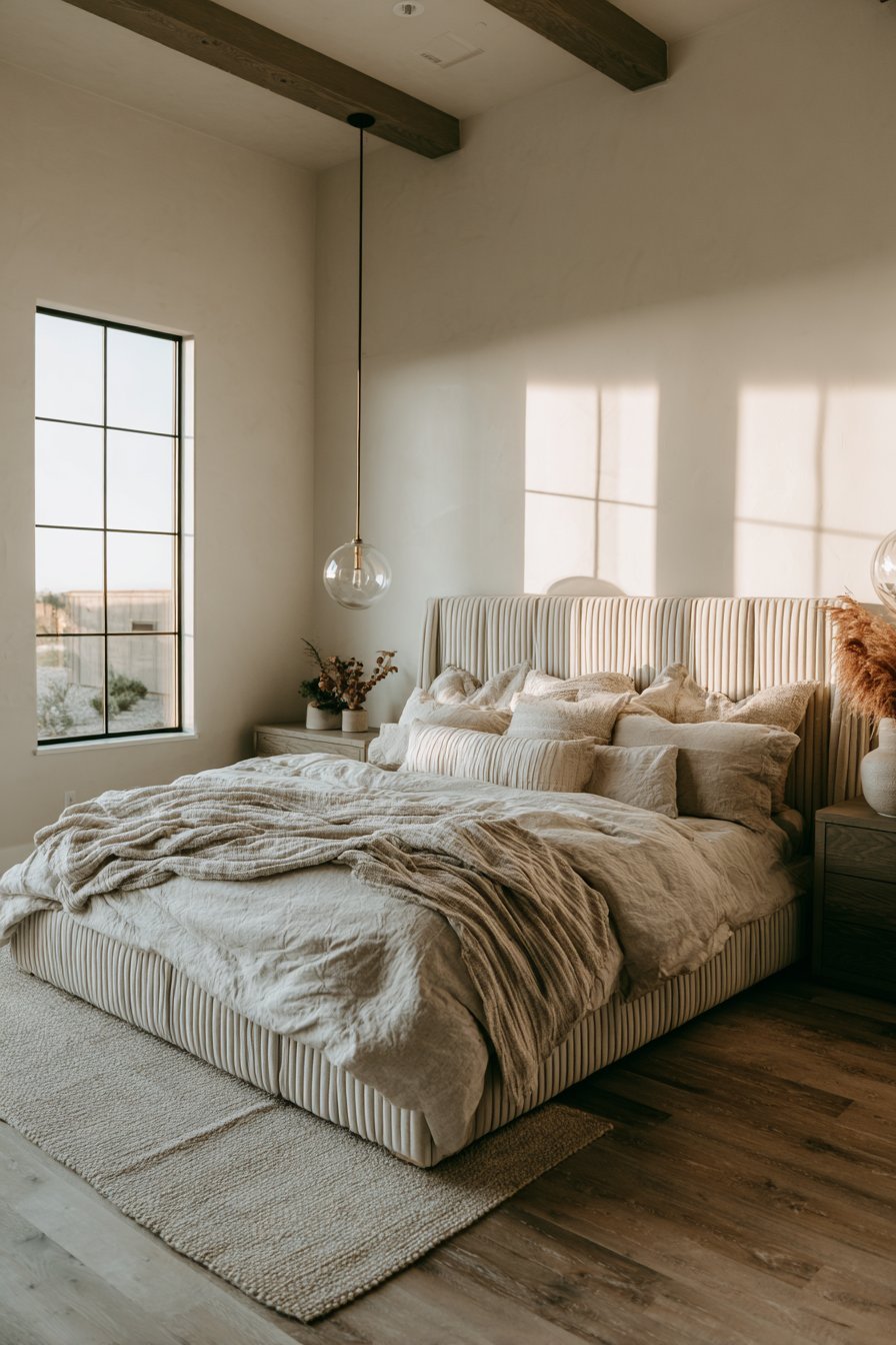 Statement Upholstered Headboard