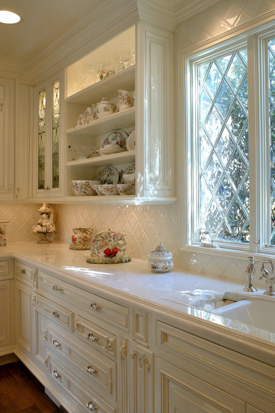 Vertical Stacked Tile Backsplash