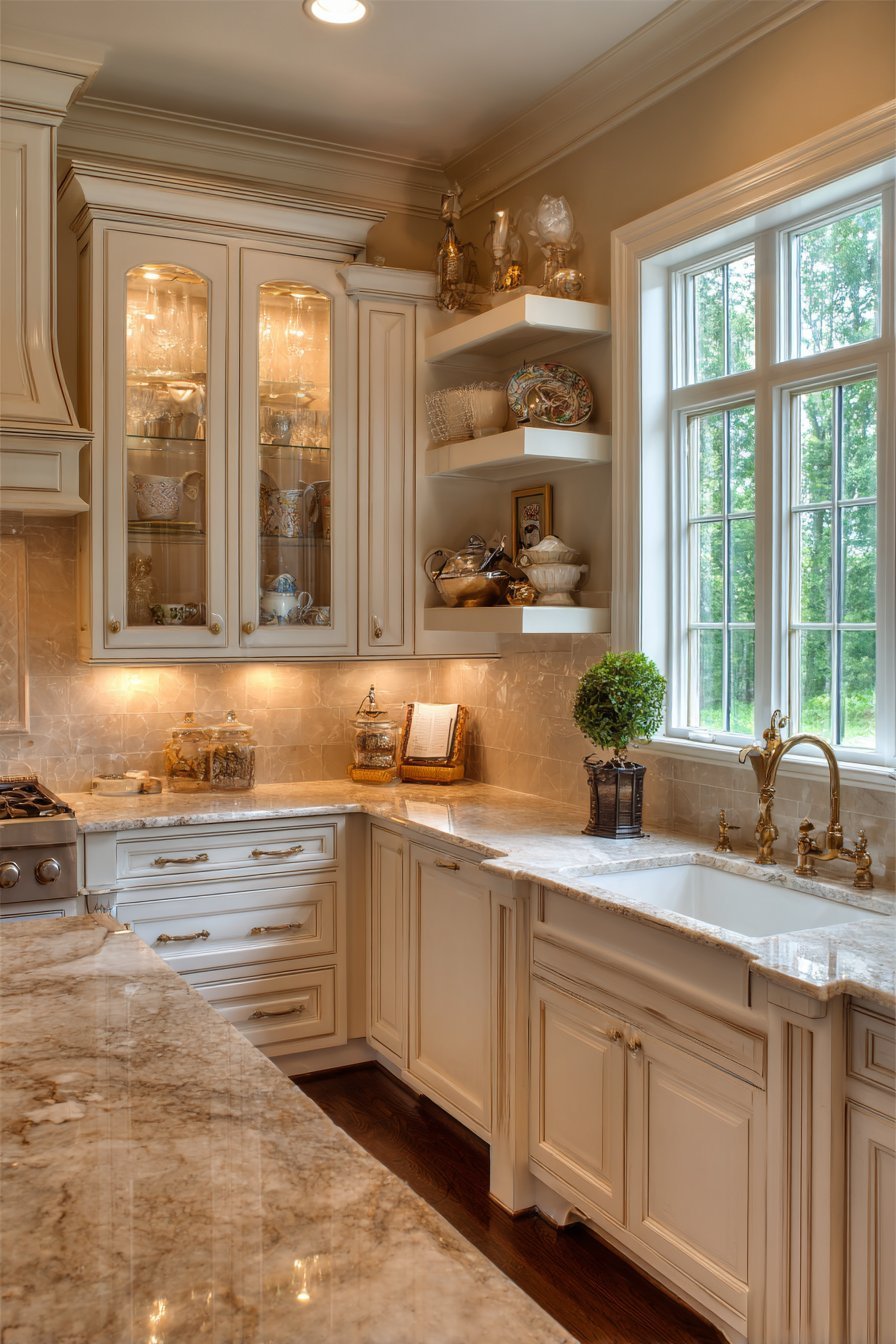 Vertical Stacked Tile Backsplash