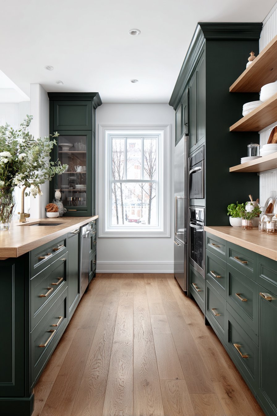 Scandinavian Teal and Blonde Birch