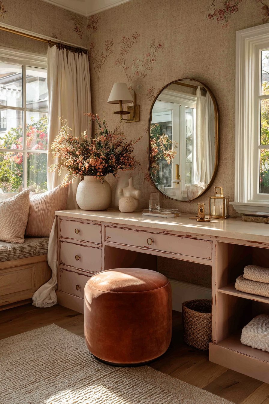 Vintage Vanity Dressing Area