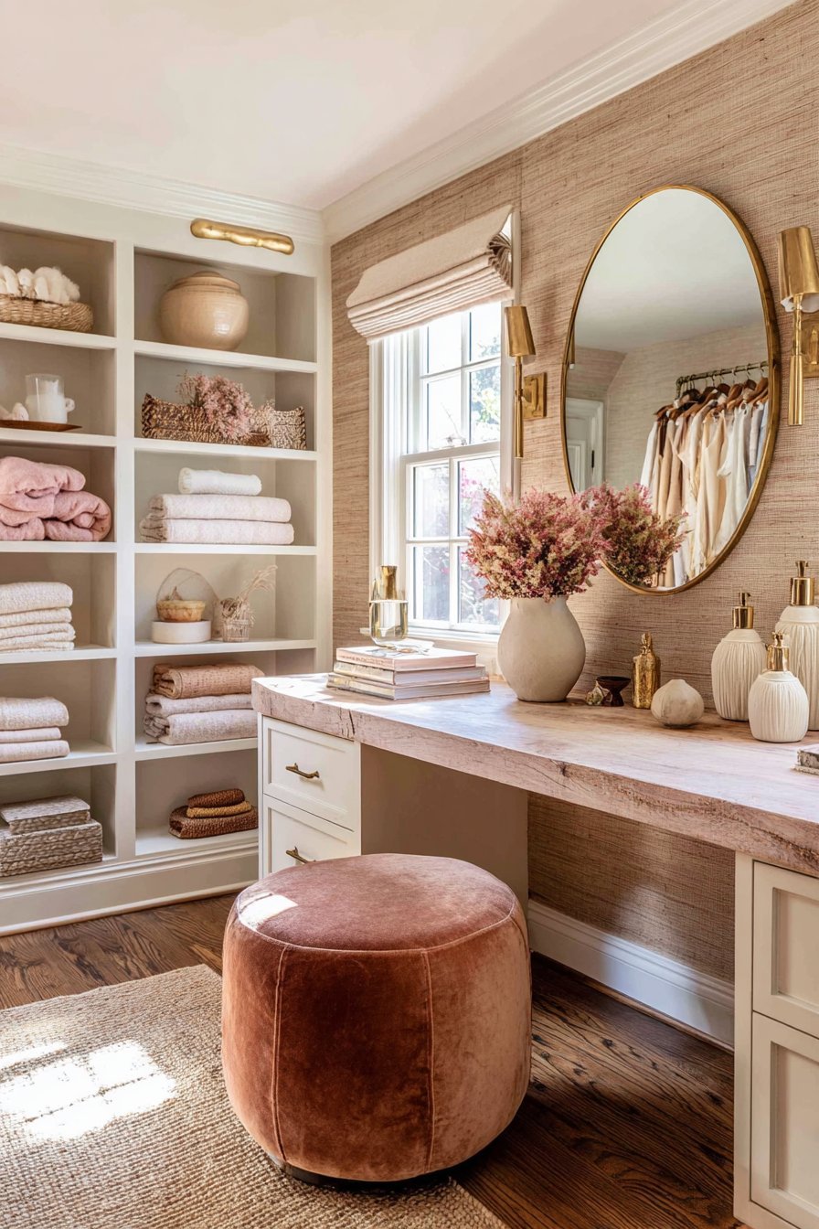 Vintage Vanity Dressing Area