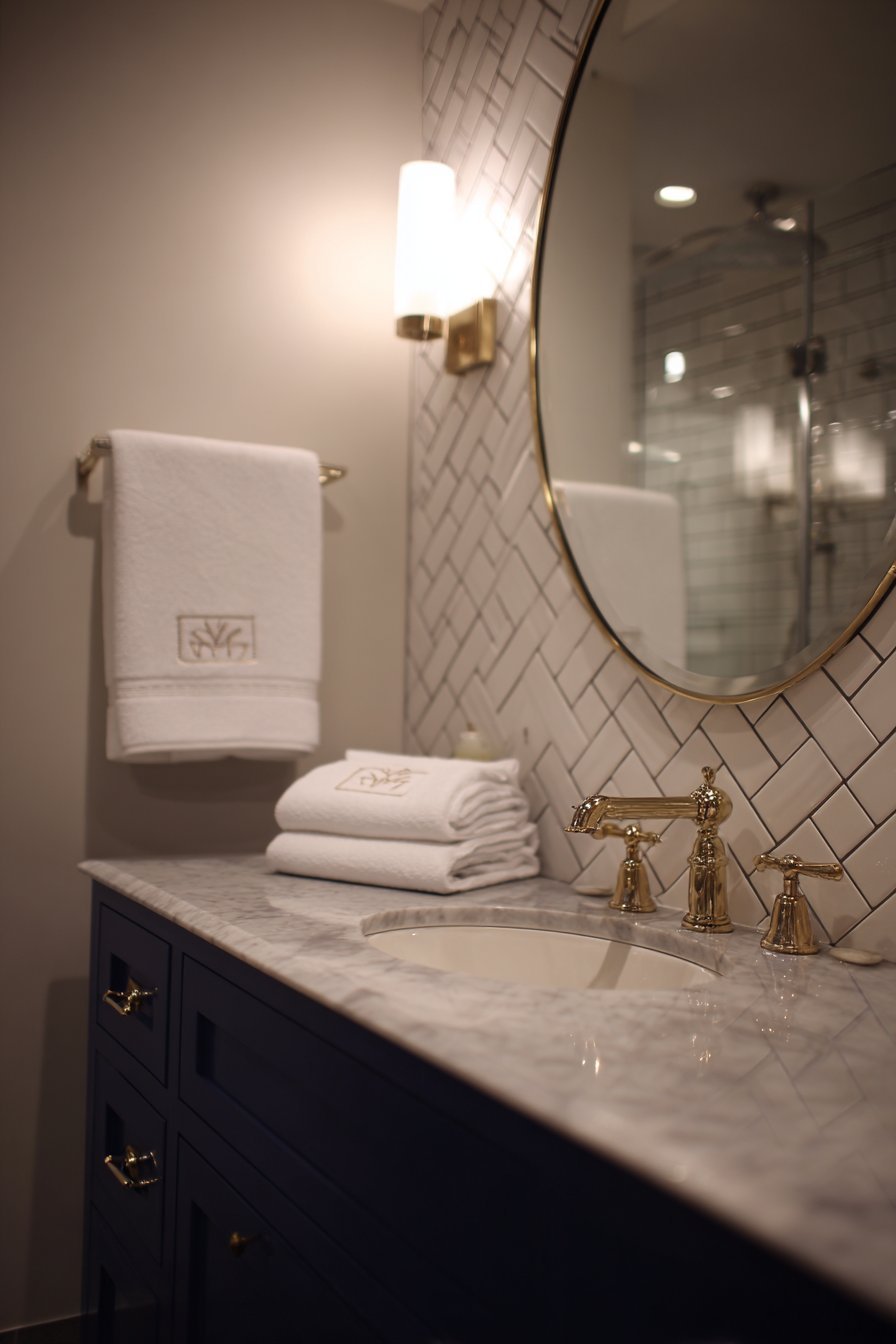 Navy and Gold Sophistication