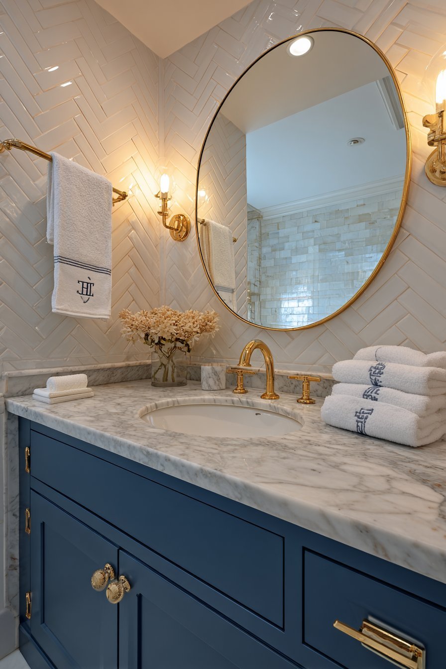 Navy and Gold Sophistication