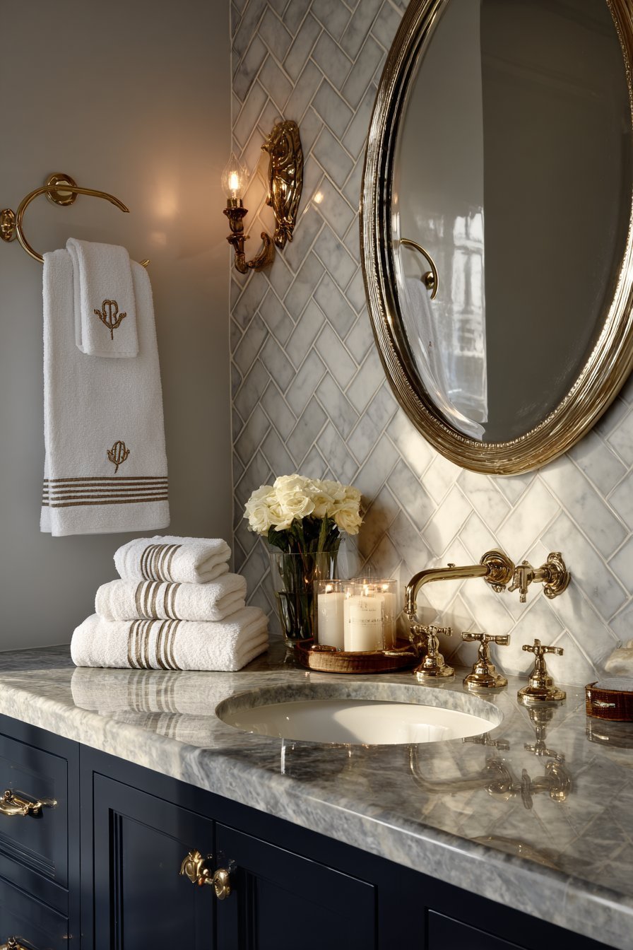 Navy and Gold Sophistication