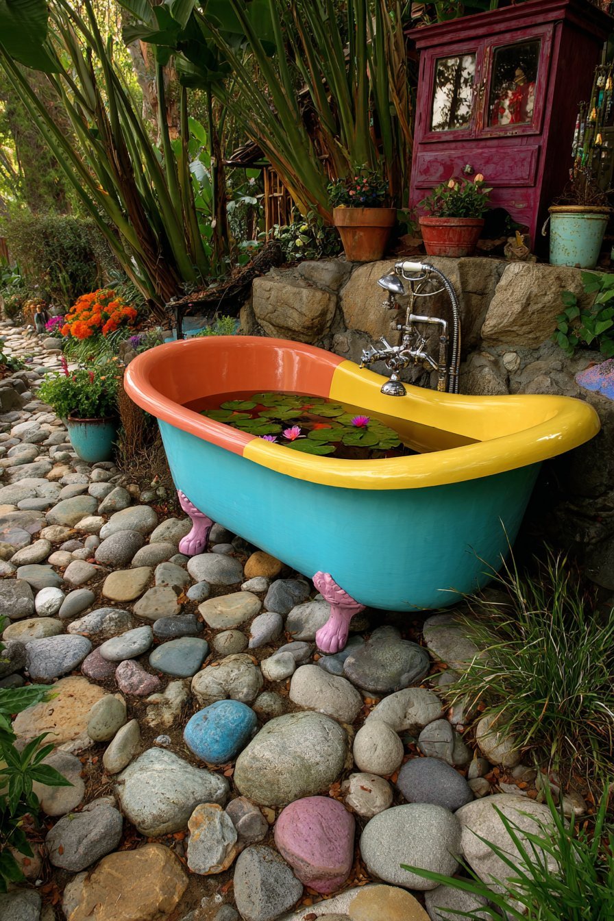 Bathtub Pond Water Feature