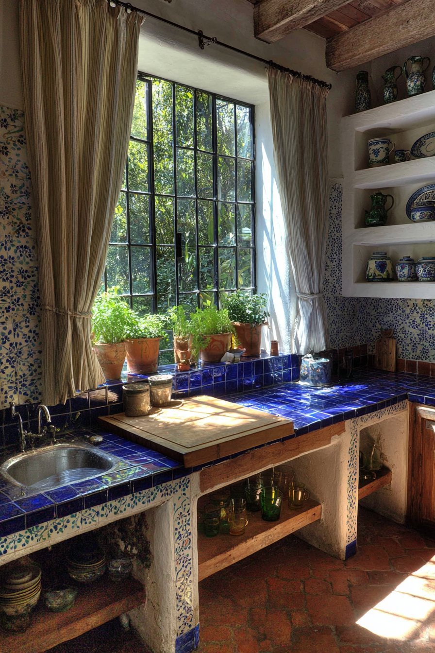 Window Herb Garden Area