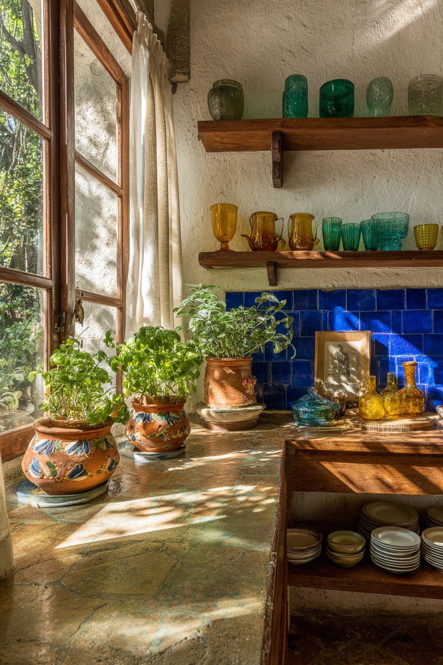 Window Herb Garden Area