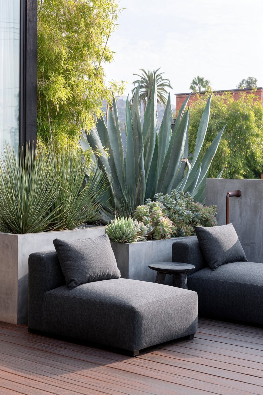 Modern Lounge with Integrated Lighting