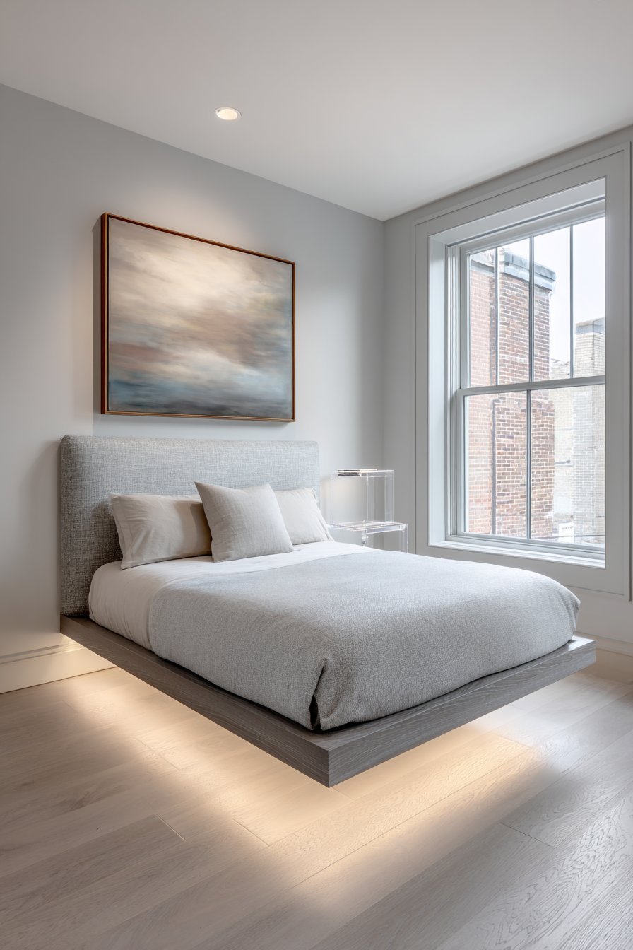 Floating Platform with LED Lighting