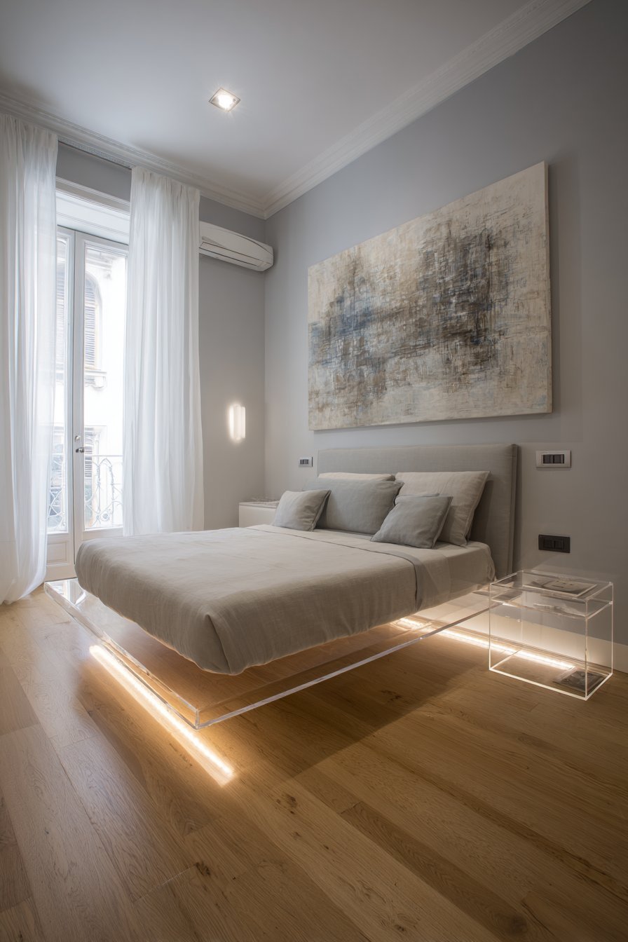 Floating Platform with LED Lighting