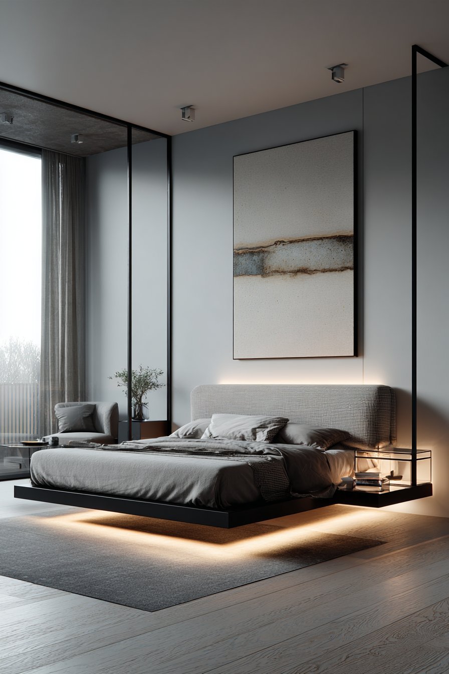 Floating Platform with LED Lighting