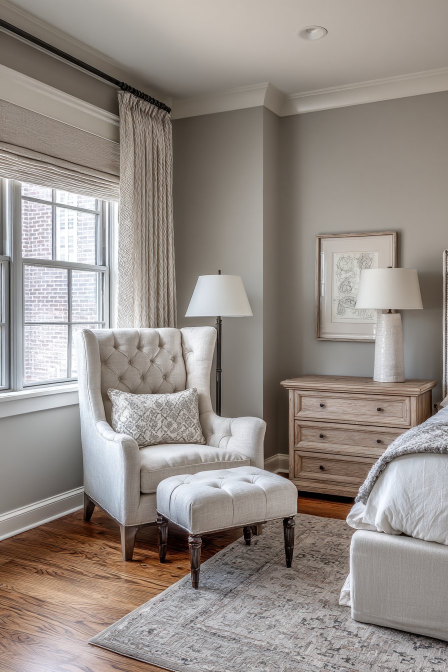  Transitional Wing Chair Arrangement