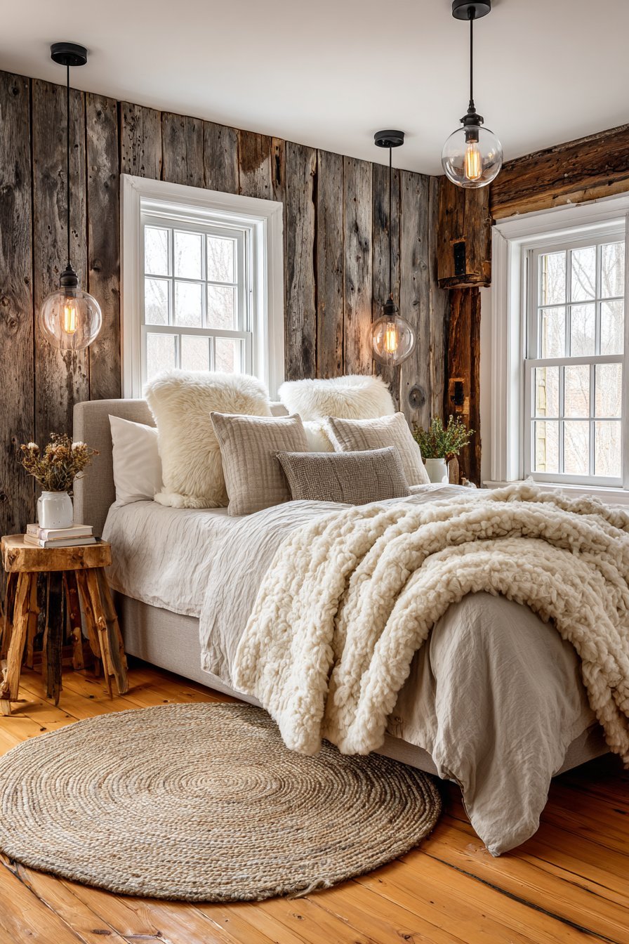 Reclaimed Barn Wood with Modern Industrial Elements