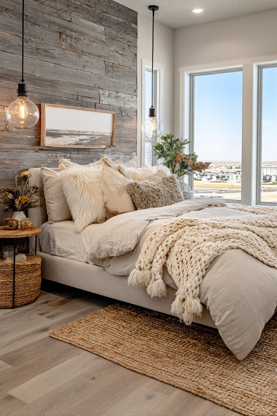 Reclaimed Barn Wood with Modern Industrial Elements