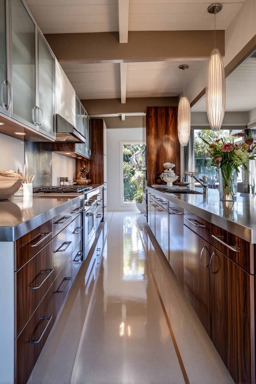 Two-Tone Metallic Sophistication