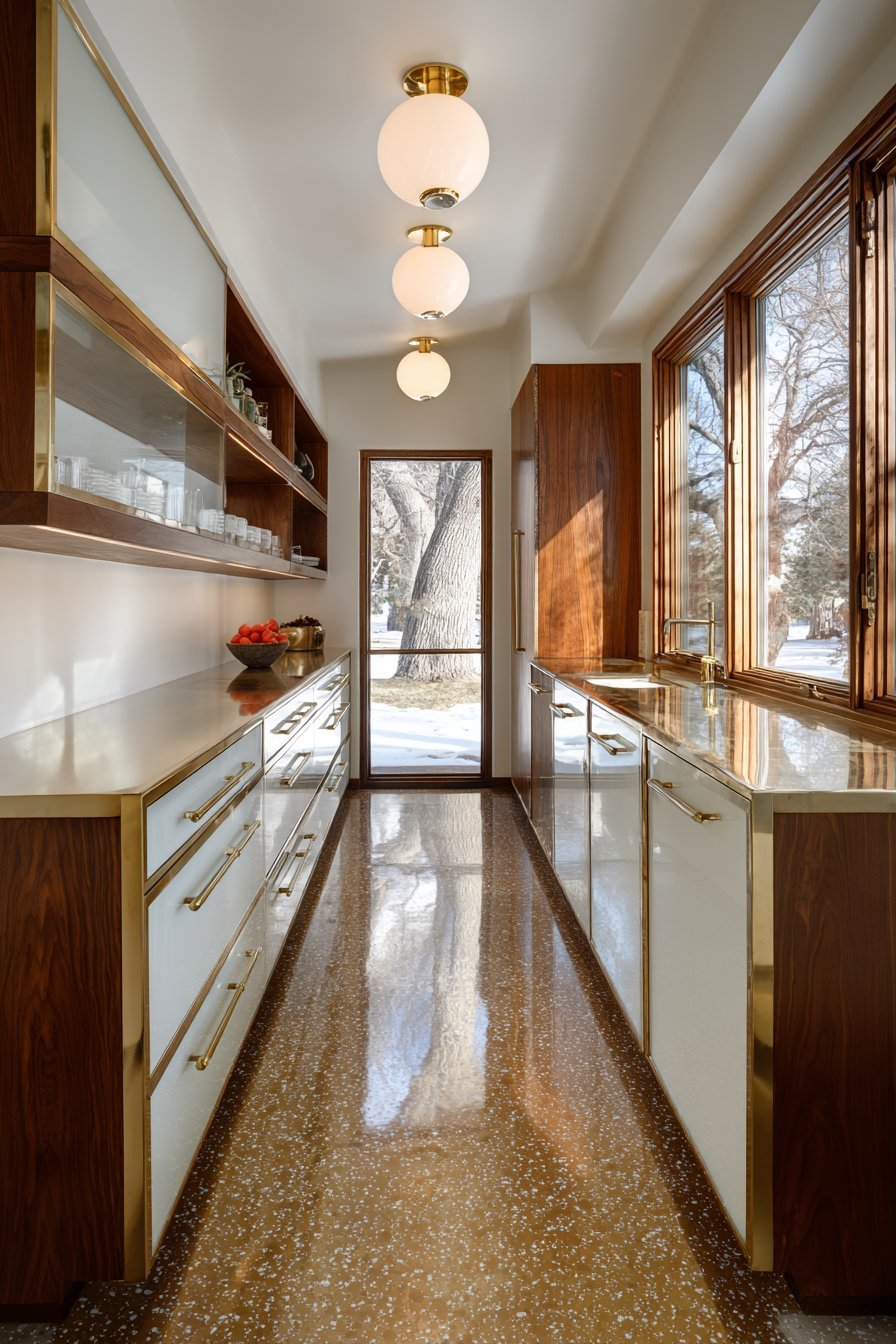 Two-Tone Metallic Sophistication