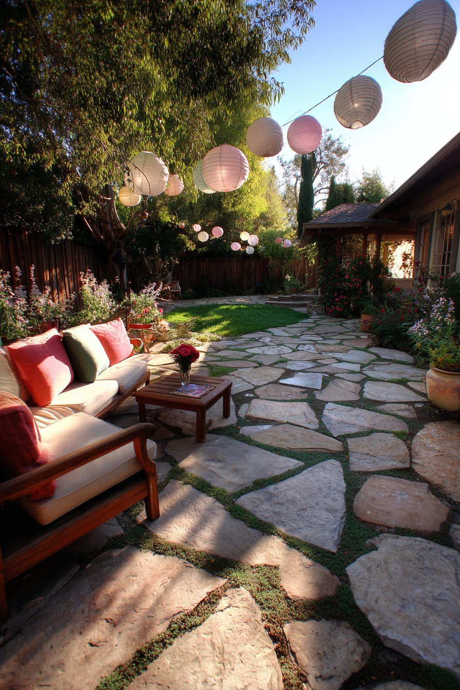 Flagstone with Patient DIY Installation