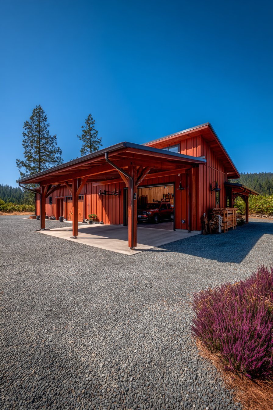 Detached Workshop Shed with Project Storage
