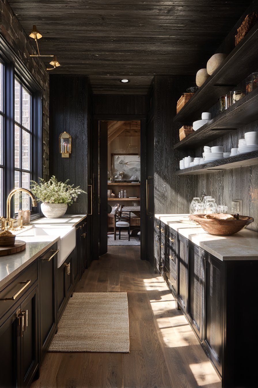 Textured Charcoal with Vertical Extension