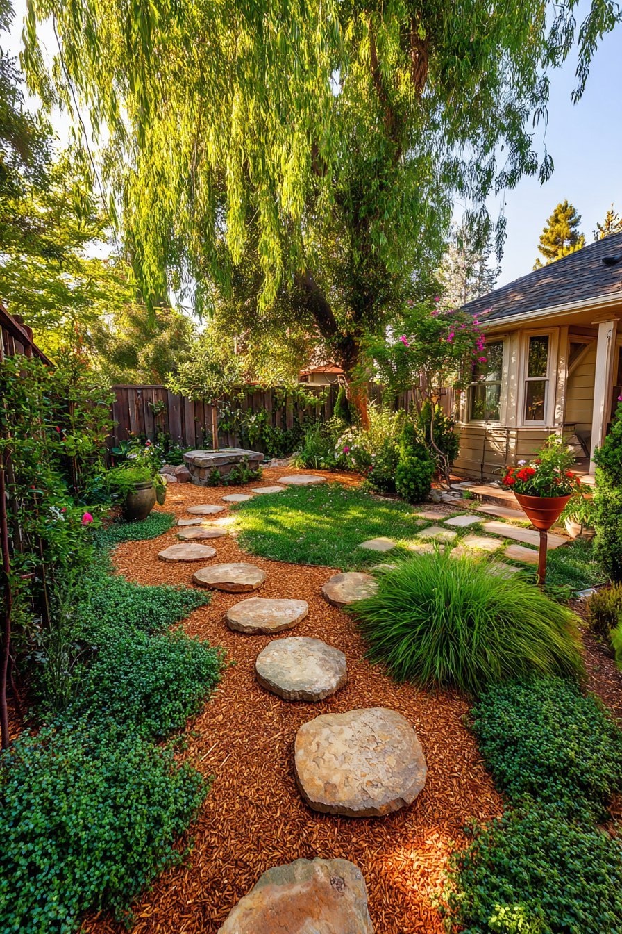 Wood Chip Pathway System