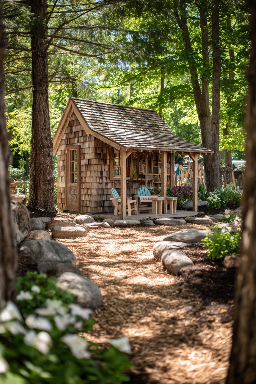 Cedar Shingle Garden Playhouse