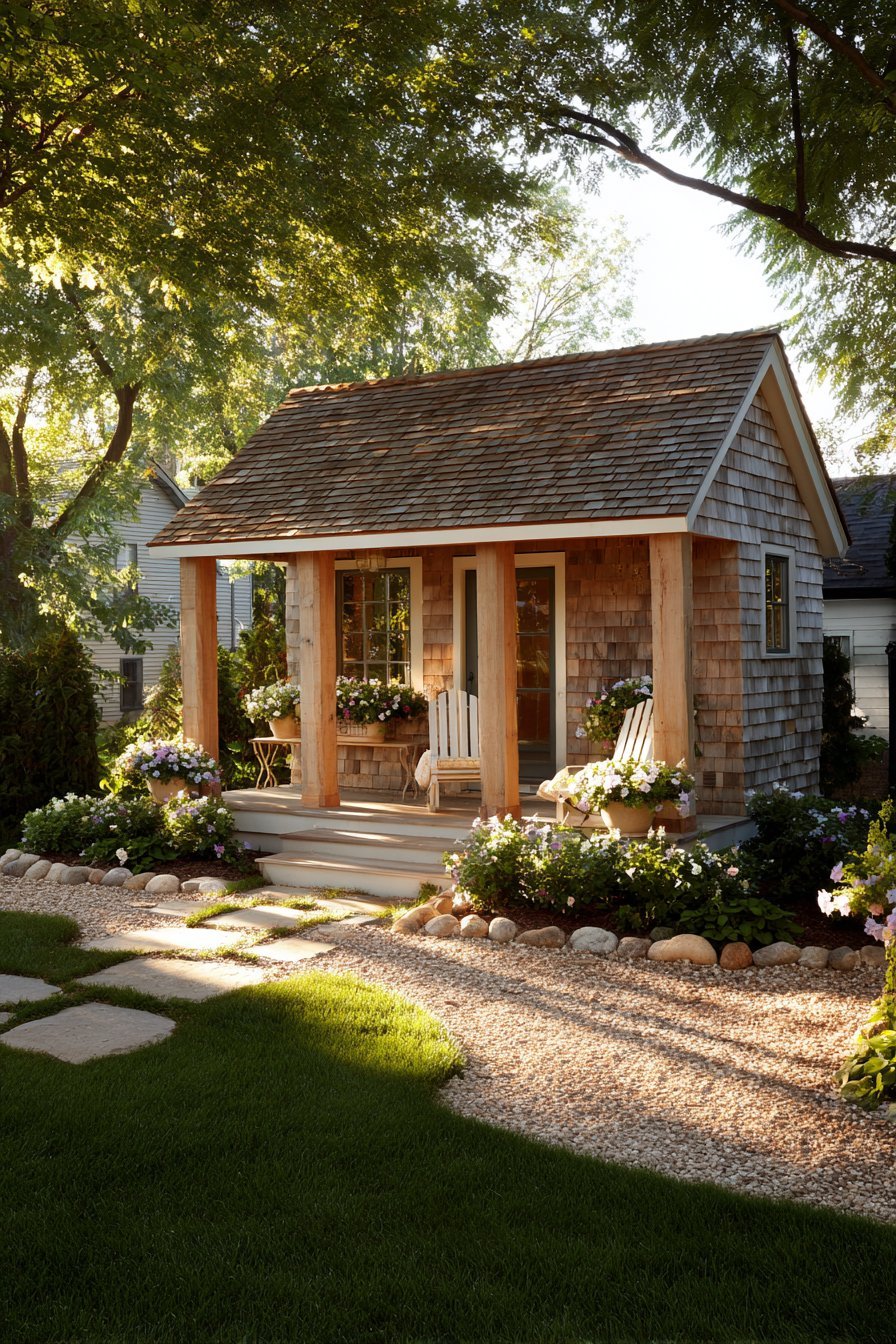 Cedar Shingle Garden Playhouse