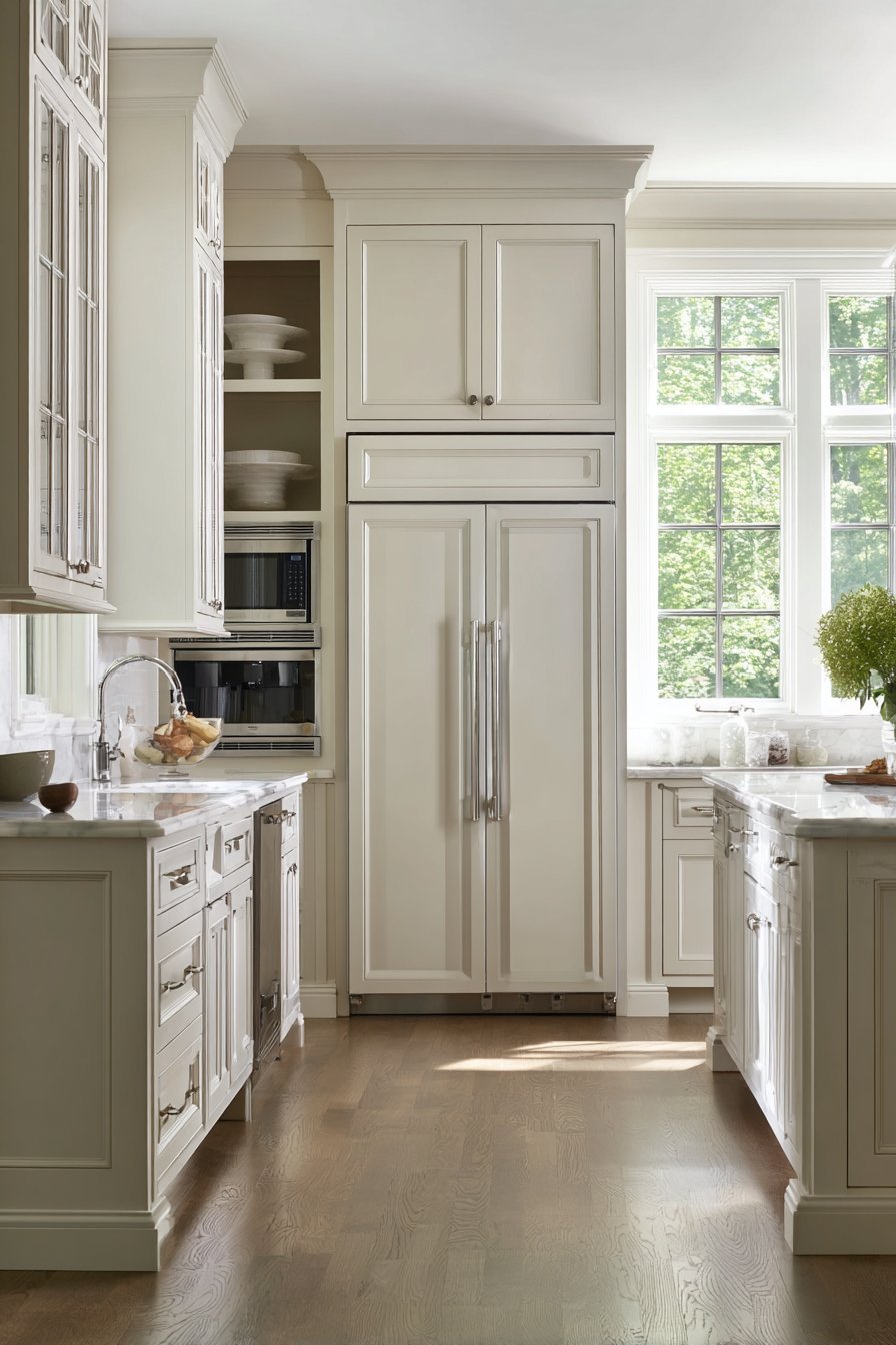 Seamless Integrated Appliance Wall