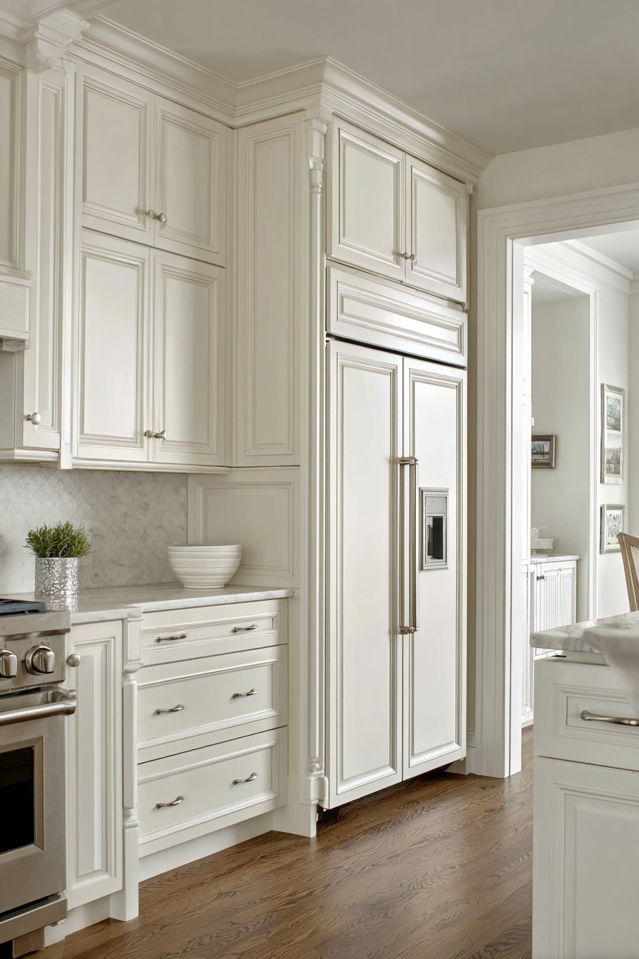 Seamless Integrated Appliance Wall