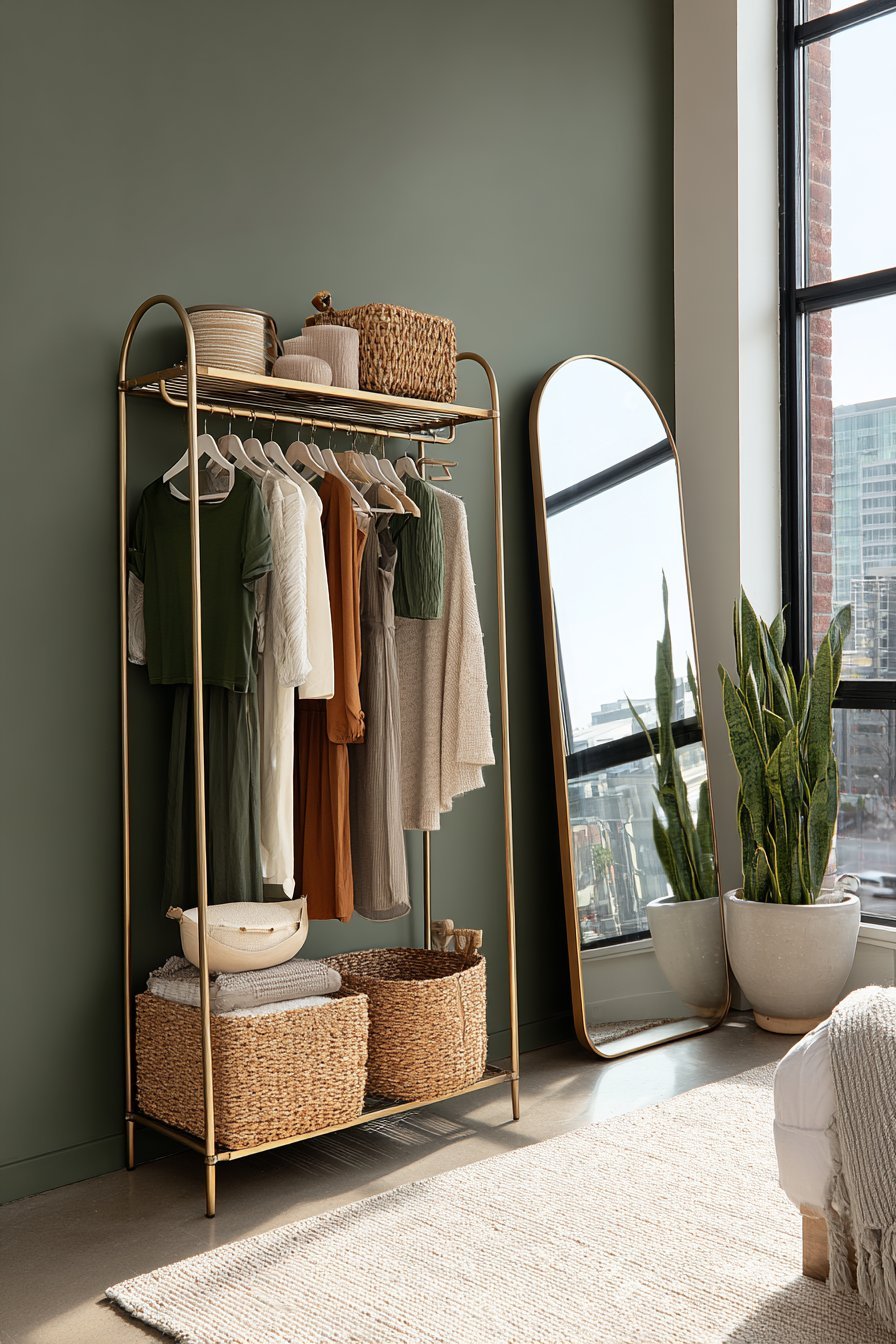 Exposed Clothing Storage