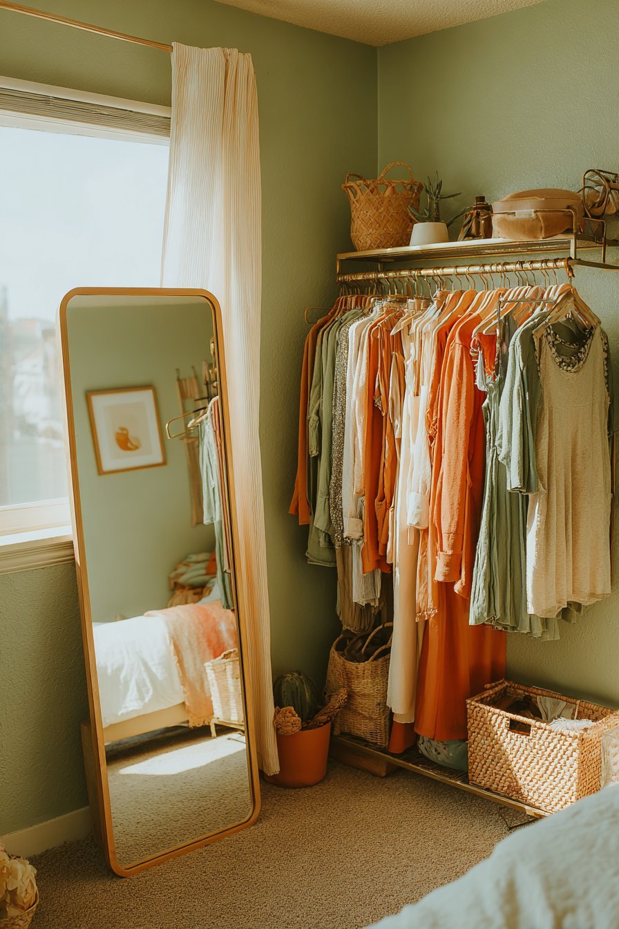 Exposed Clothing Storage