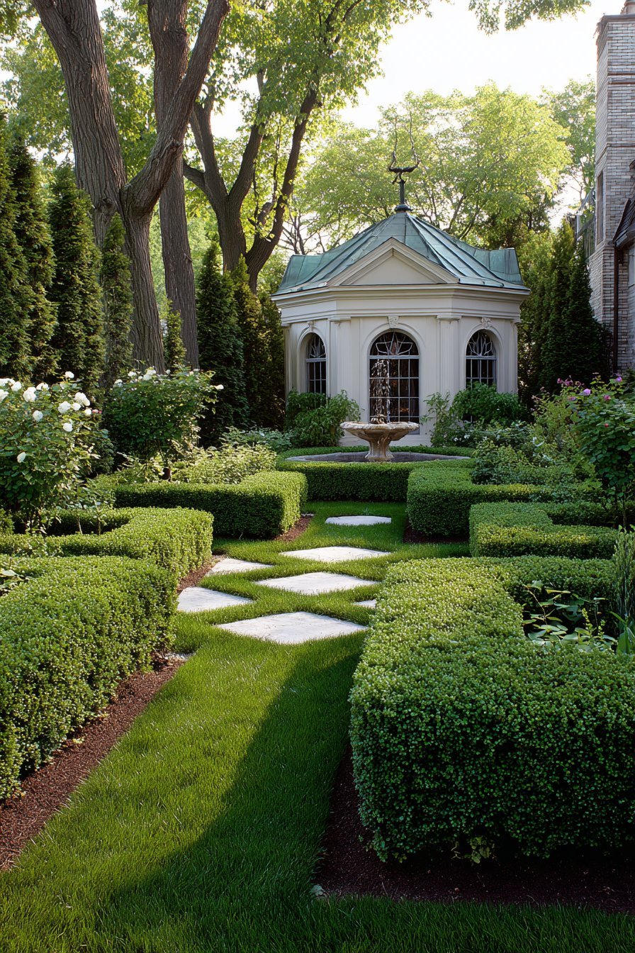 Formal Garden with Geometric Symmetry