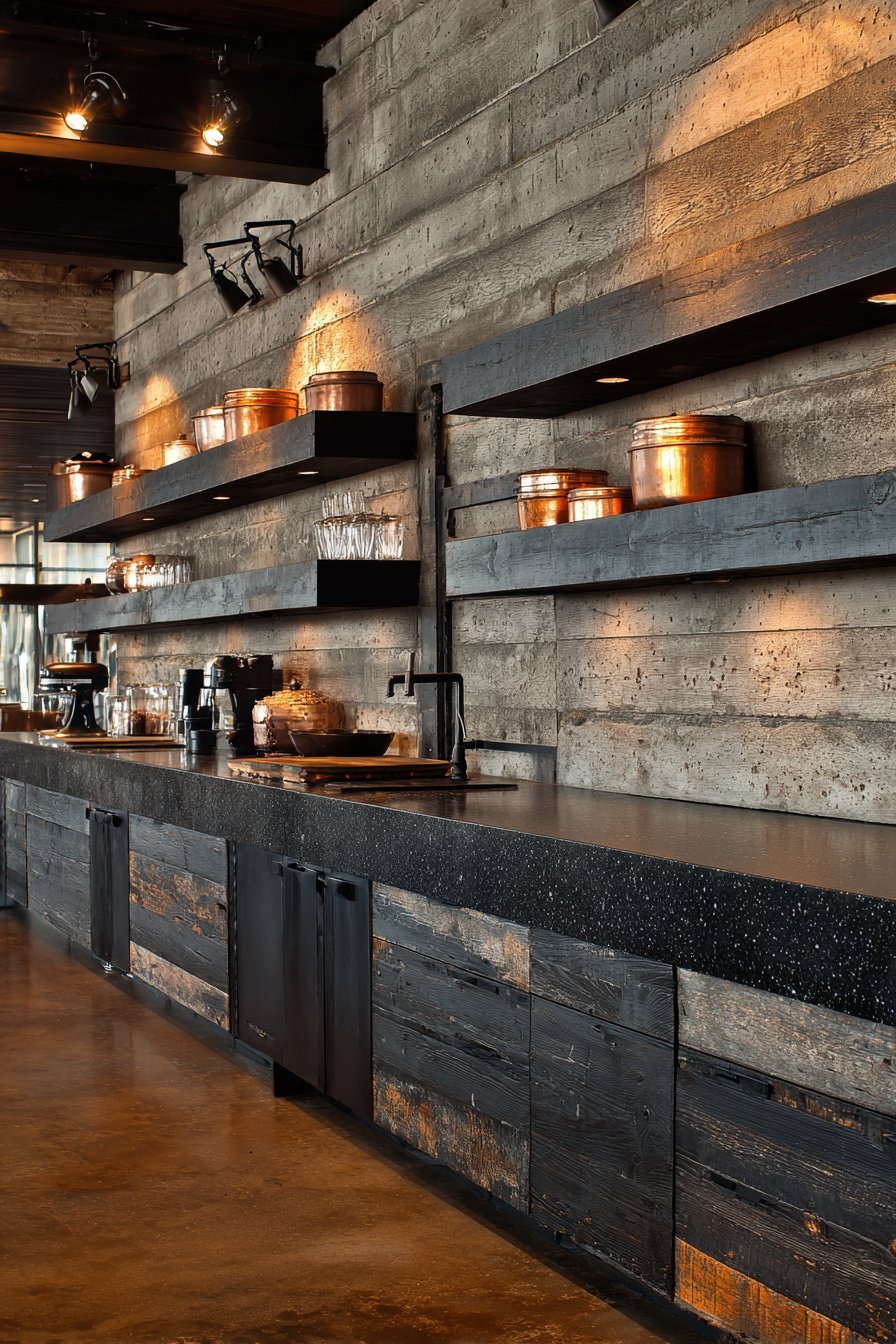 Polished Concrete with Integral Sink