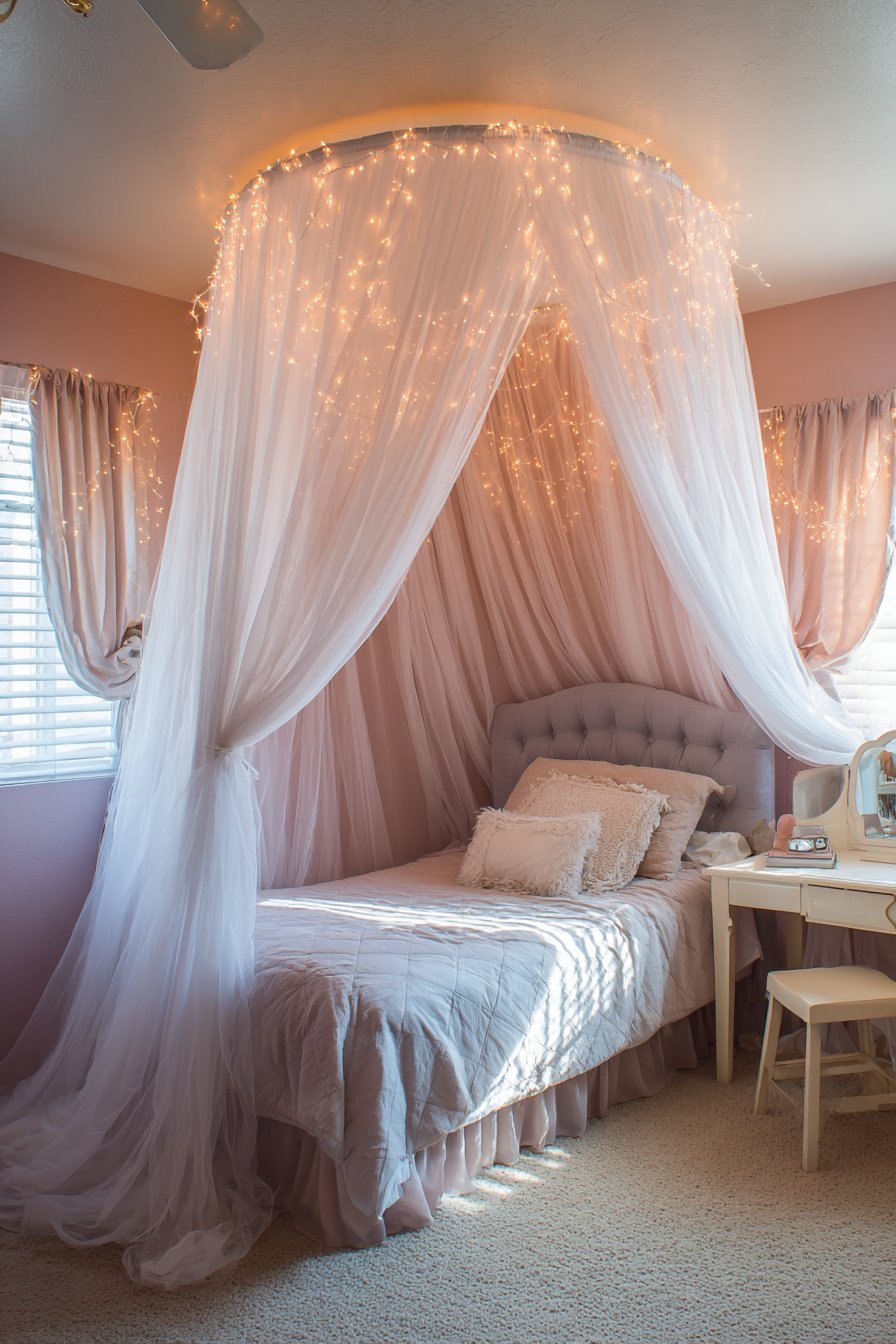 Dreamy Canopy Bed Retreat