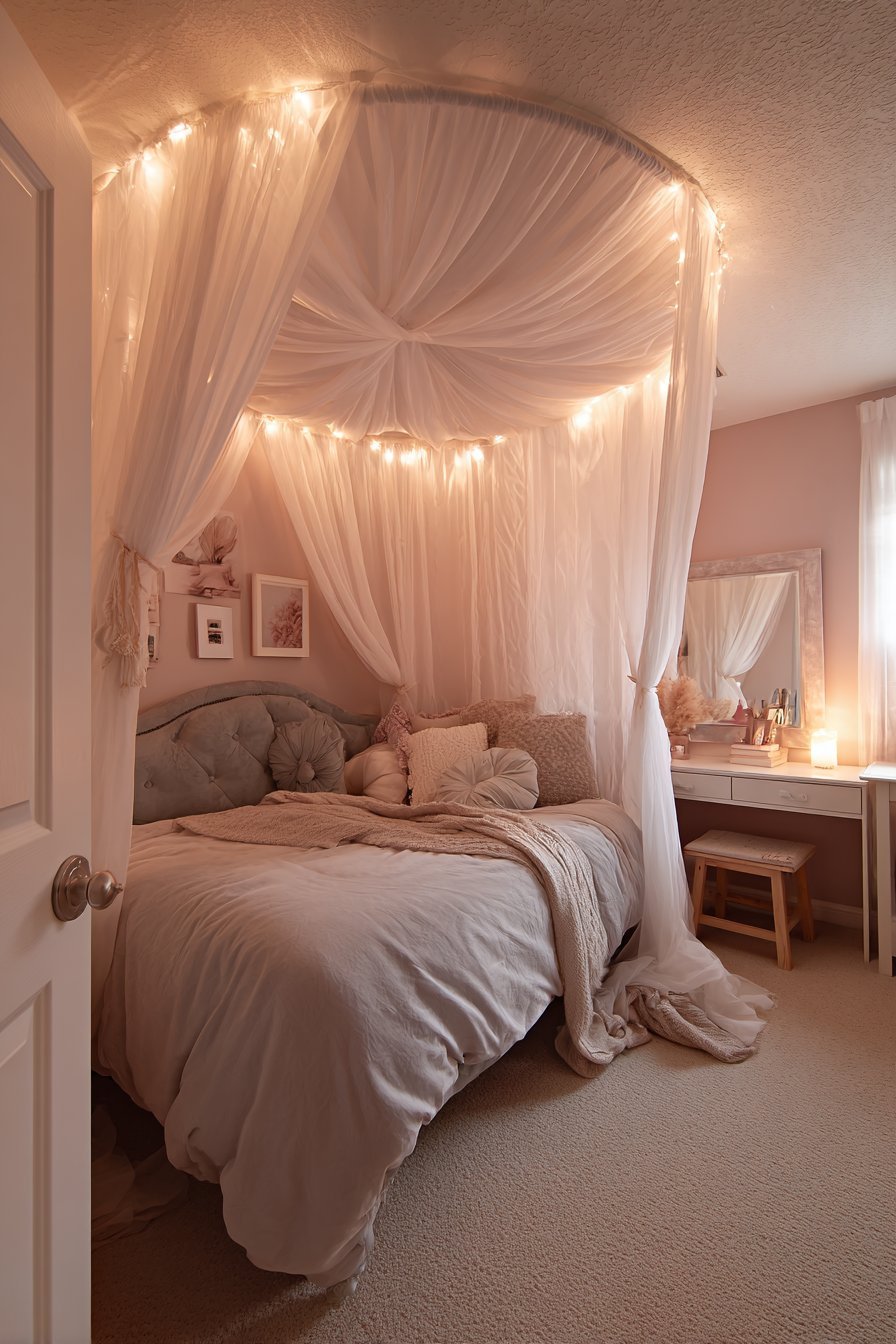 Dreamy Canopy Bed Retreat