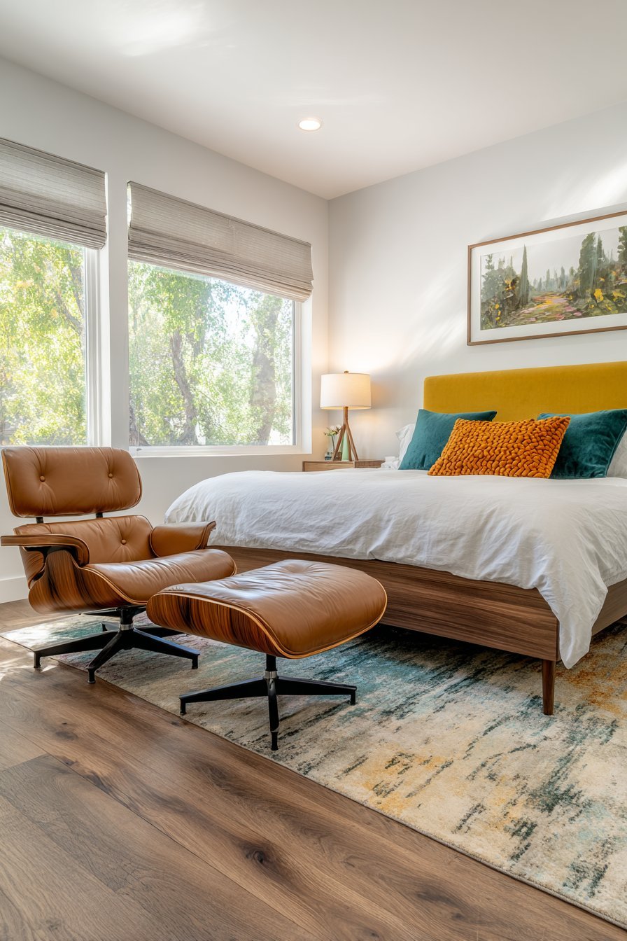 Mid-Century Modern Book Display