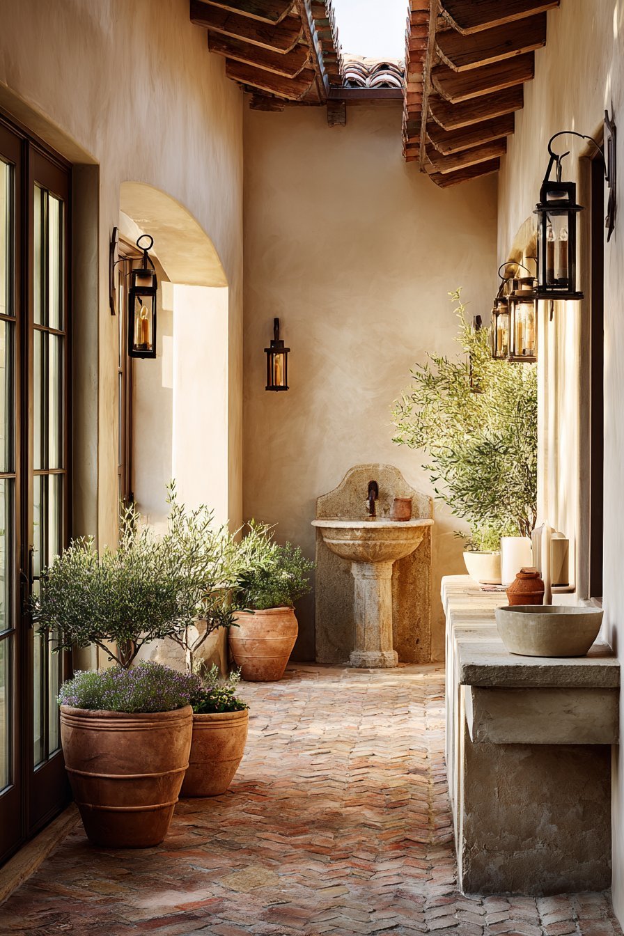 Modern Minimalist Concrete Space