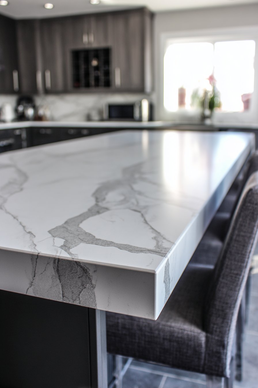 Two-Tone Charcoal and Pewter Design