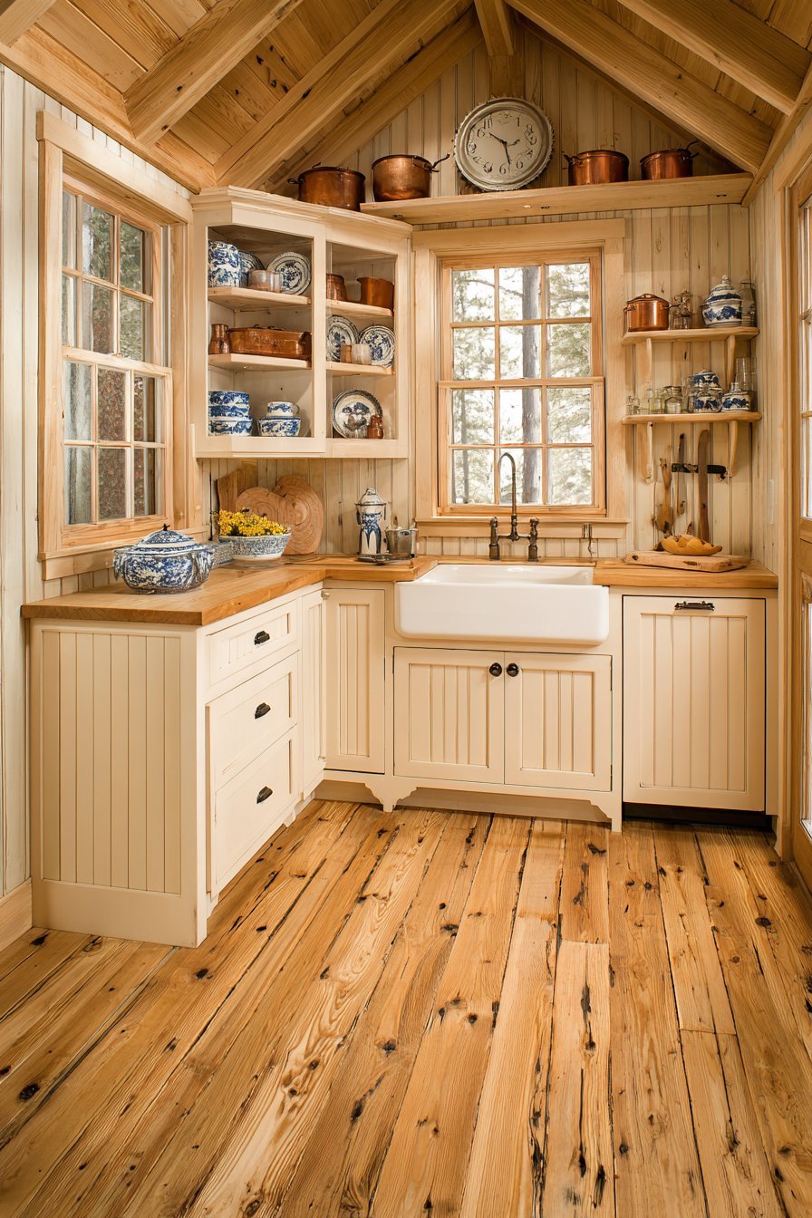 Corner L-Shaped Configuration Kitchen