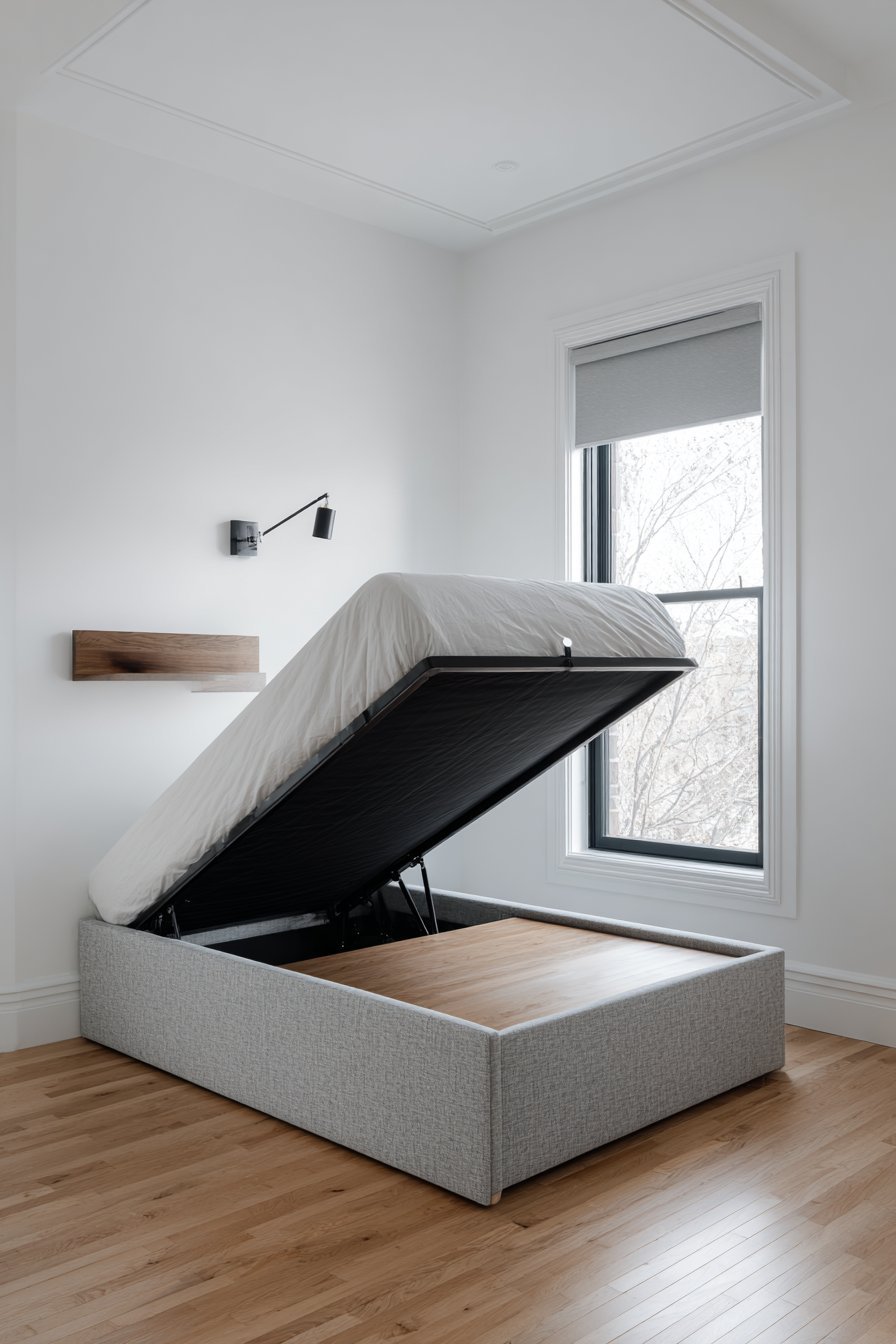 Hydraulic Lift Storage Bed